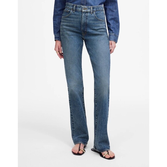 MADEWELL Tall Relaxed Bootcut Jeans 27T Concho Wash Blue High Rise NWT B48 - Picture 1 of 6